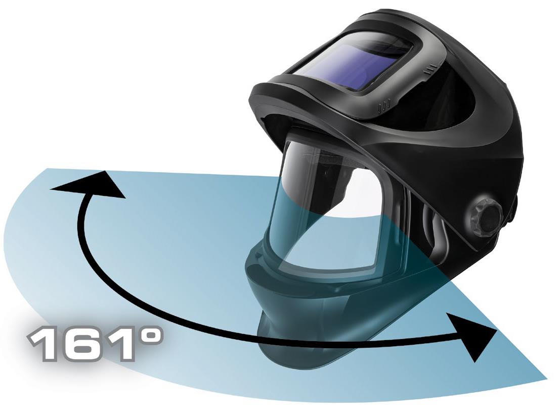 K3540-3-CE  Lincoln Viking 3250D FGS Flip Up Auto Darkening Welding Helmet, 4C Shades 5 - 13